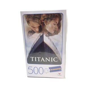 Cardinal‎ Blockbuster Titanic Puzzle 500 Piece In VHS Case Sealed NEW